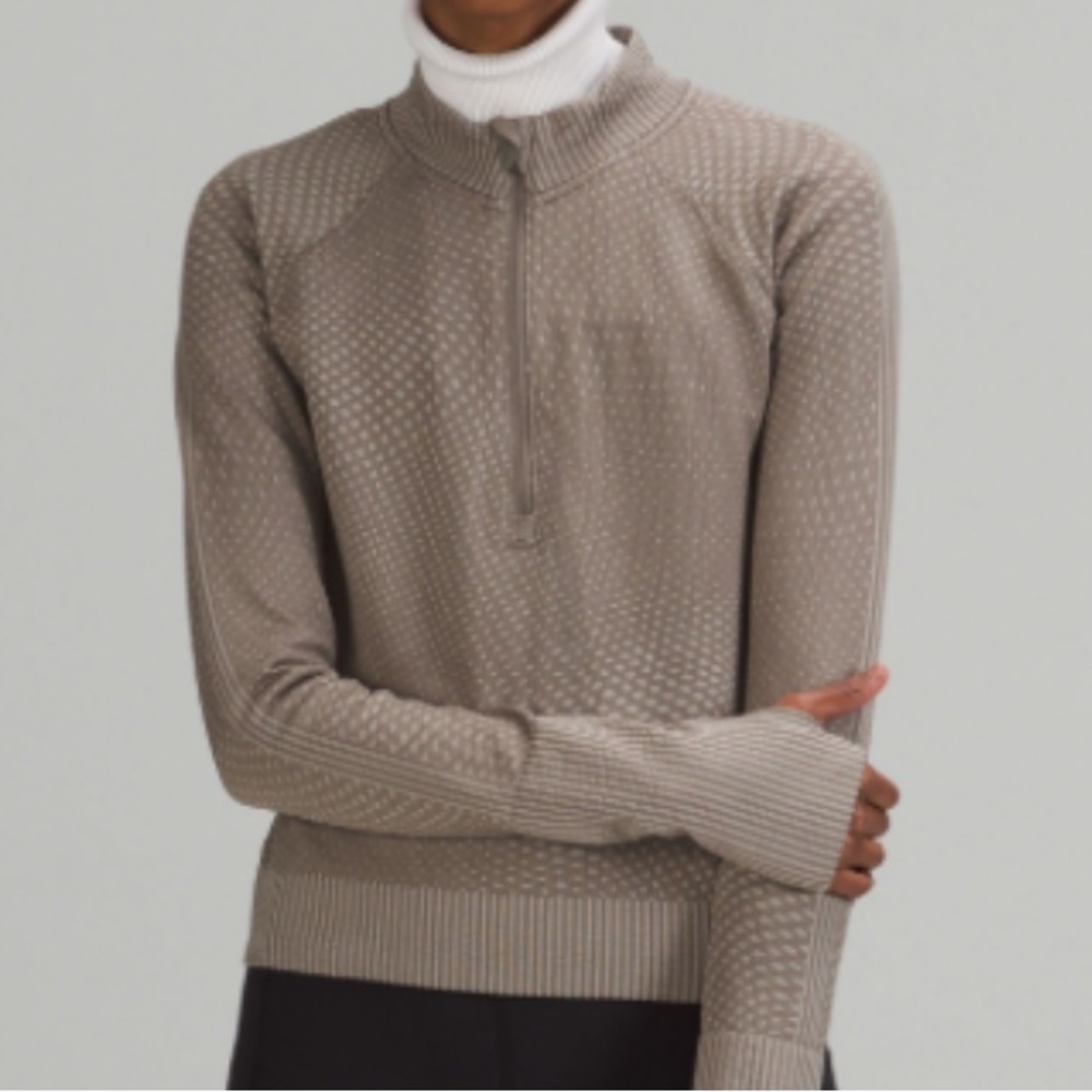 LULULEMON REST LESS CROPPED HALF-ZIP